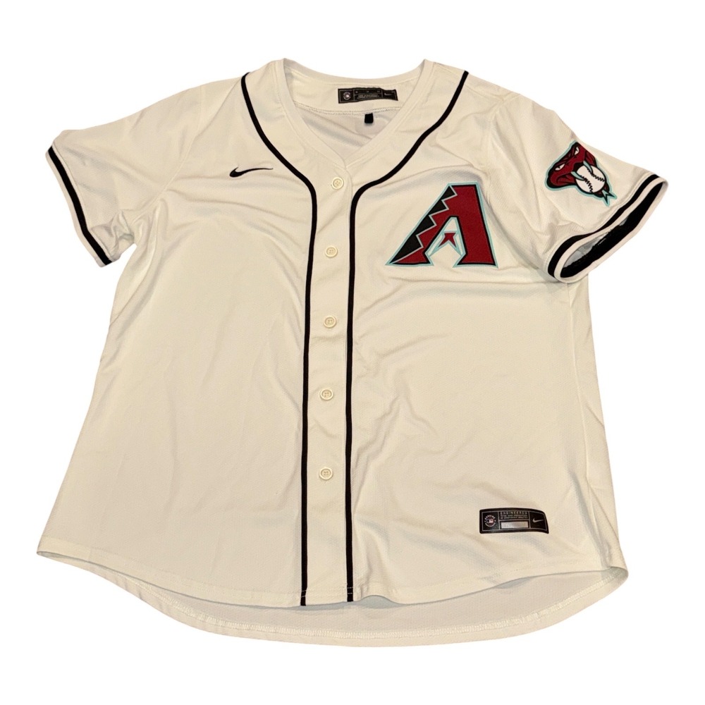 Nike Arizona Diamondbacks MLB Baseball Jersey White Women XL